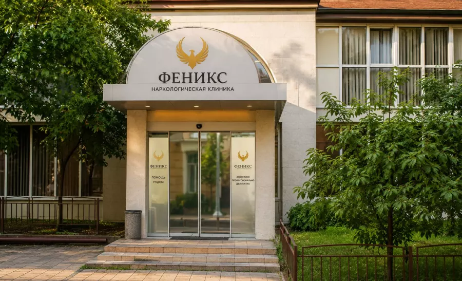 Вход в наркологическую клинику «Феникс» в Каменске-Уральском